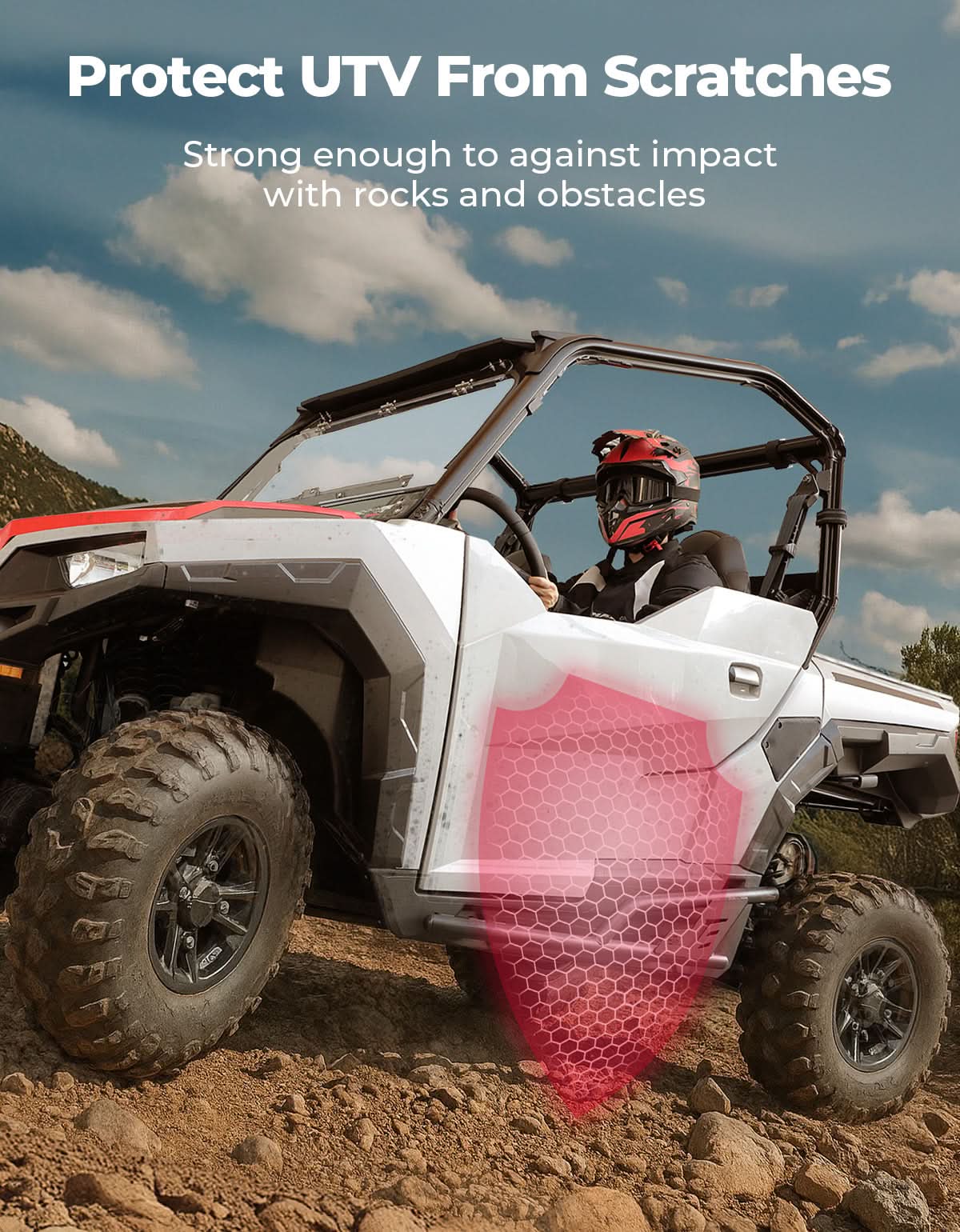 UTV Rock Sliders Nerf Bar for Polaris General 1000/ General XP 1000, 2016-2025 - Image 5