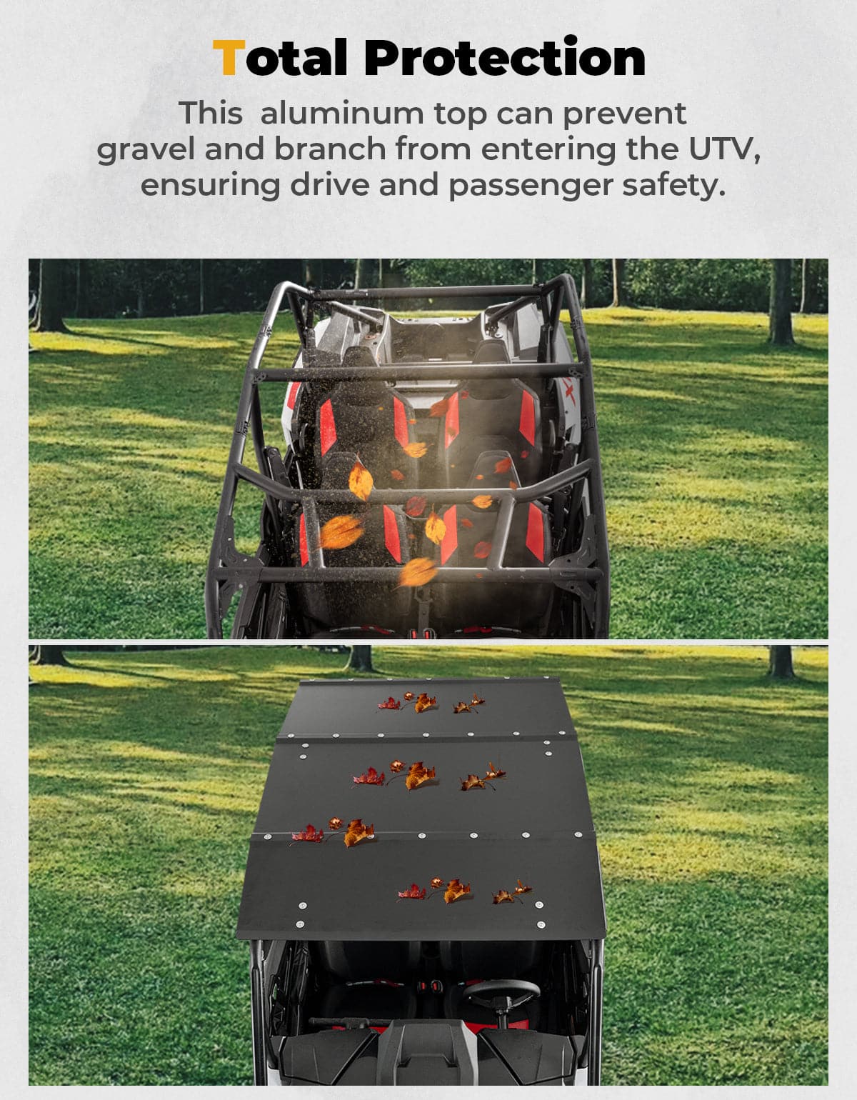 UTV Roof Aluminum Top for Polaris RZR XP 4 1000 2024-2025 - Image 4