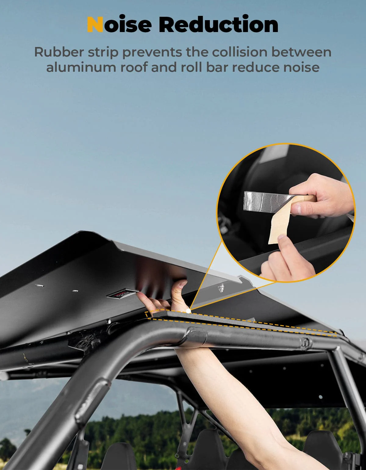 UTV Roof Aluminum Top for Polaris RZR XP 4 1000 2024-2025 - Image 7