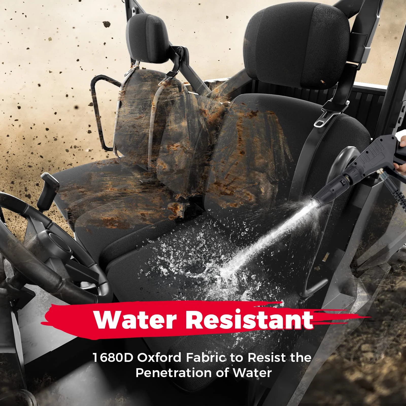 UTV Seat Cover for Can Am Defender HD5|7|8|9|10 - Image 4