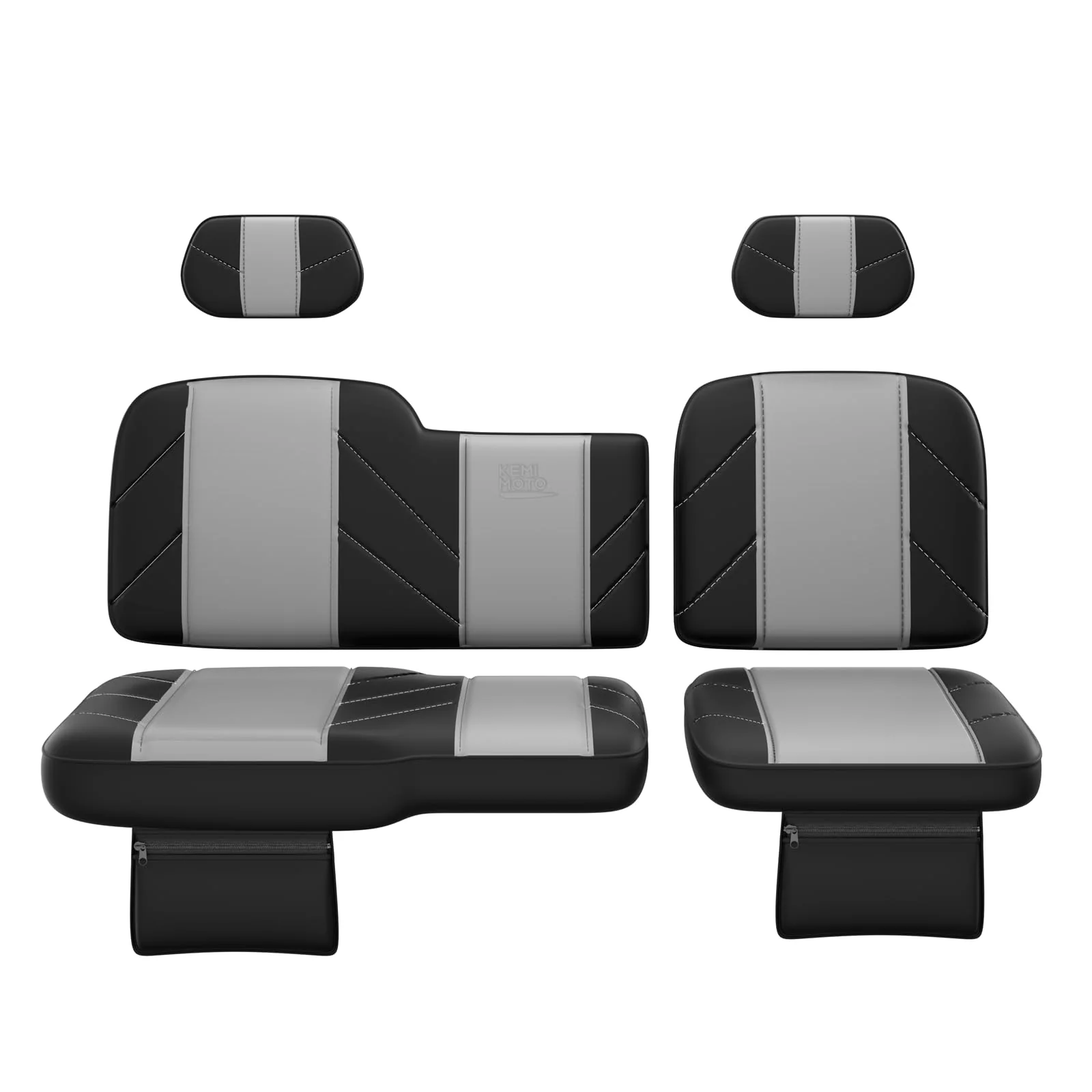 UTV Leather Seat Covers with Pocket for Polaris Ranger XP 1000/Crew - Image 9