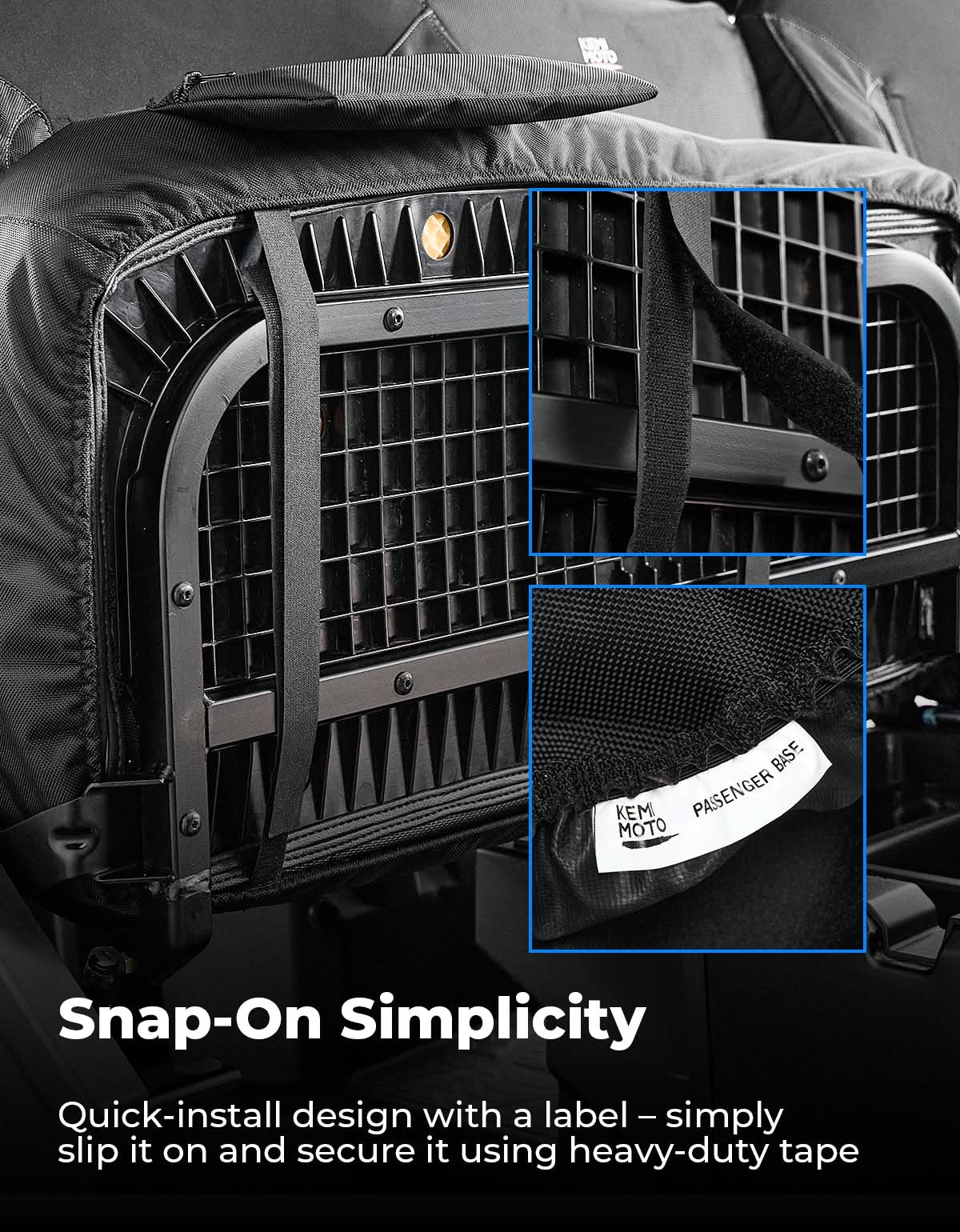 UTV Wingback Seat Cover Set for Polaris Ranger Crew XP 1000 - Image 6