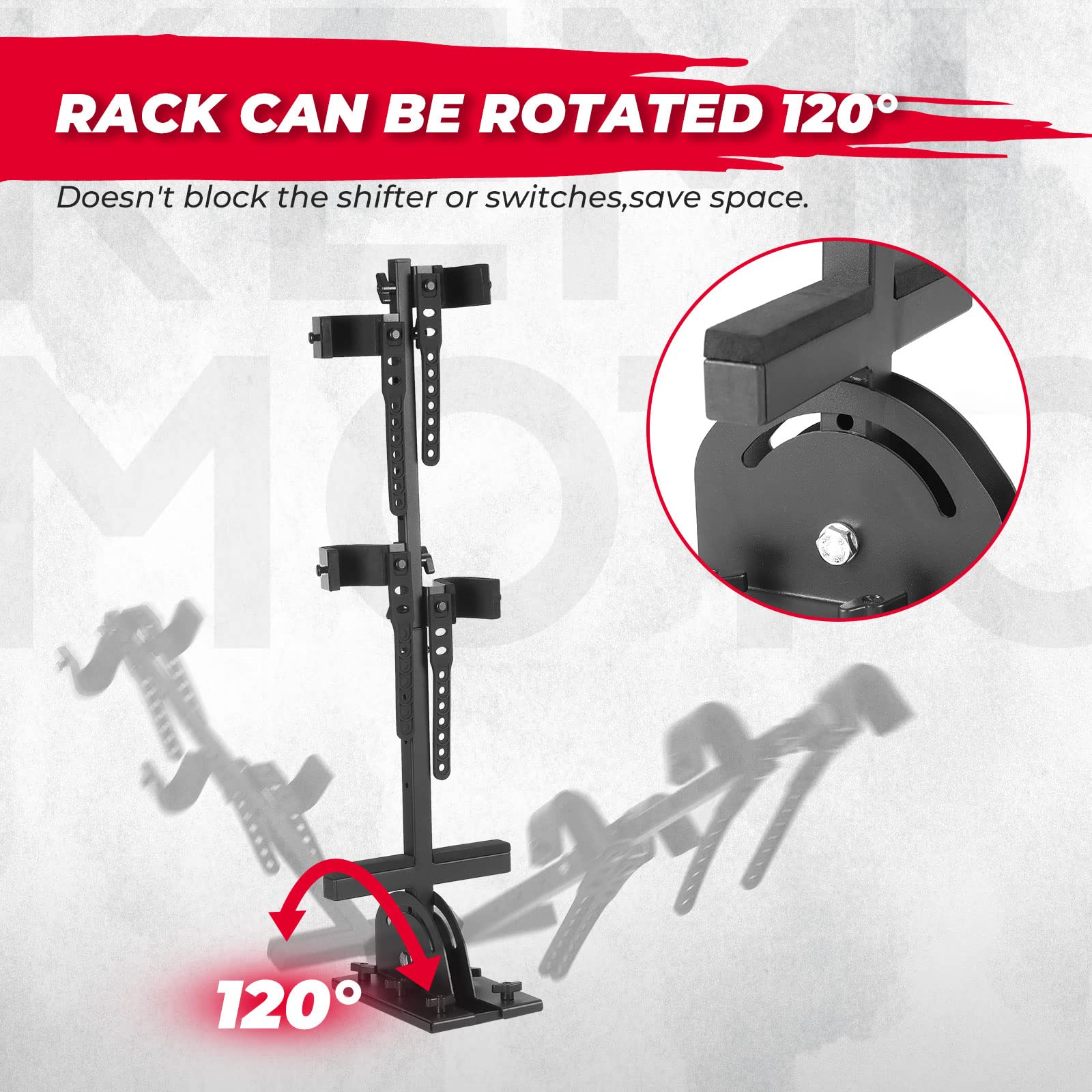 UTV Shotgun Holder, Floor Vertical Mount Holder - Image 5