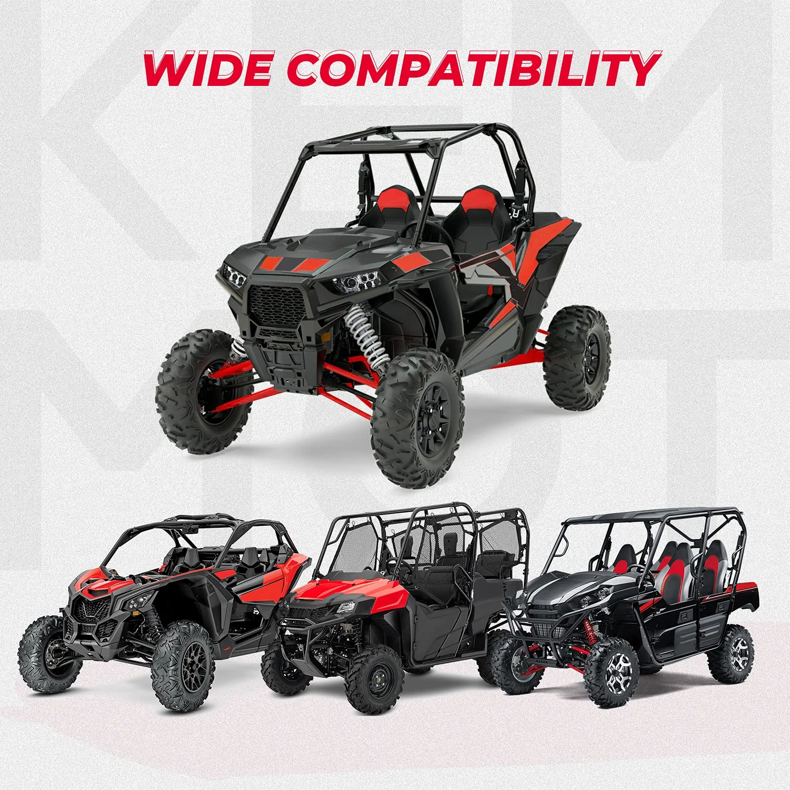 UTV Shotgun Holder Fit 1.75ā 2ā Roll Bars Ski Rack Bow Rack (2 pieces) - Image 7