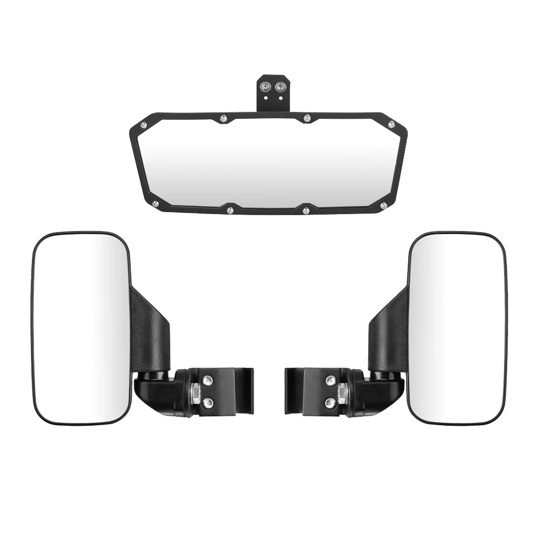 UTV Mirror Set for Ranger 500 570 900 1000 XP w/Pro-Fit tube cages - Image 9