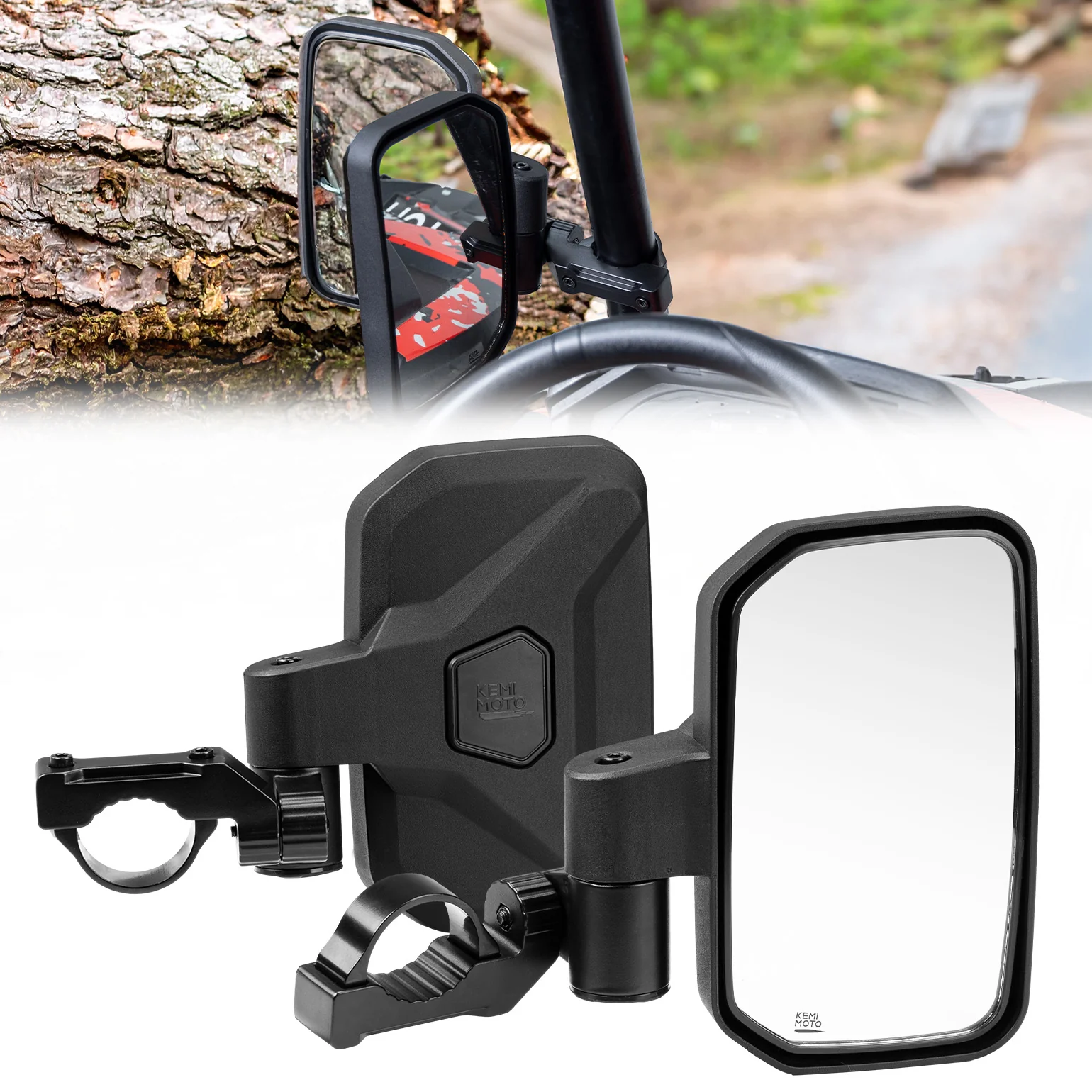 UTV Side Mirrors for Polaris RZR|Can-Am|CFMOTO Zforce - Image 7