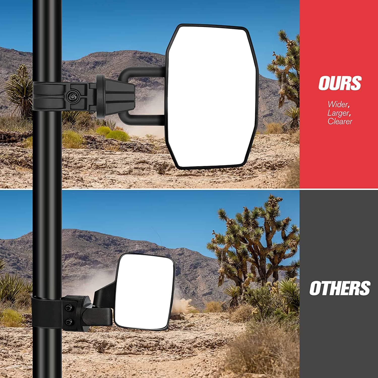 UTV Side Mirrors for RZR/Maverick/Zforce/Pioneer/Talon/Teryx - Image 8
