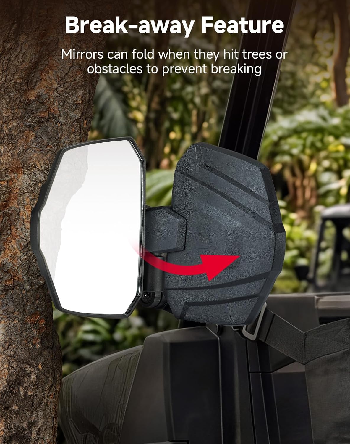 UTV Side View Mirrors for Polaris Ranger 570/500/900 XP 2014-2026 - Image 6