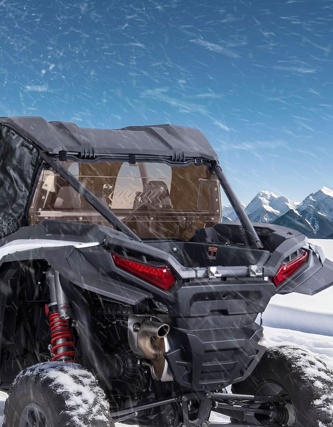 UTV Sliding Vented Tinted Rear Windshield for 2024+ Polaris RZR XP 1000 / RZR XP4 1000 - Image 6