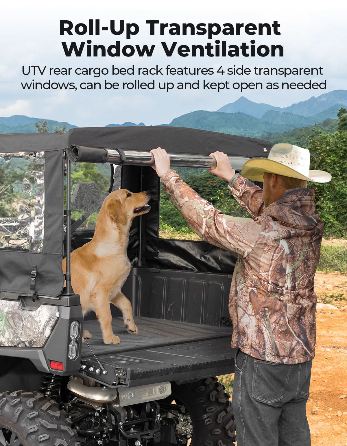 UTV Soft Cargo Camper Cover for CFMOTO UForce 1000 | 1000 XL - Image 4