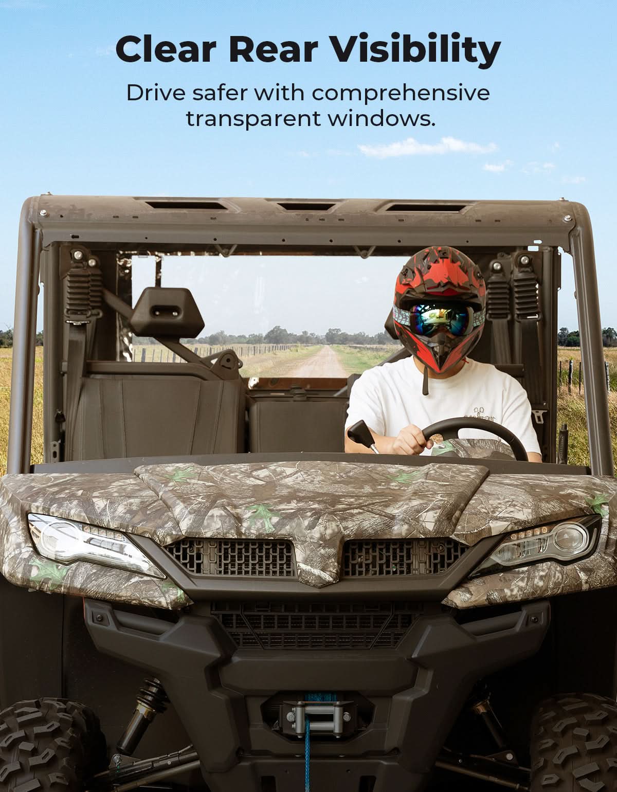 UTV Soft Cargo Camper Cover for CFMOTO UForce 1000 | 1000 XL - Image 5