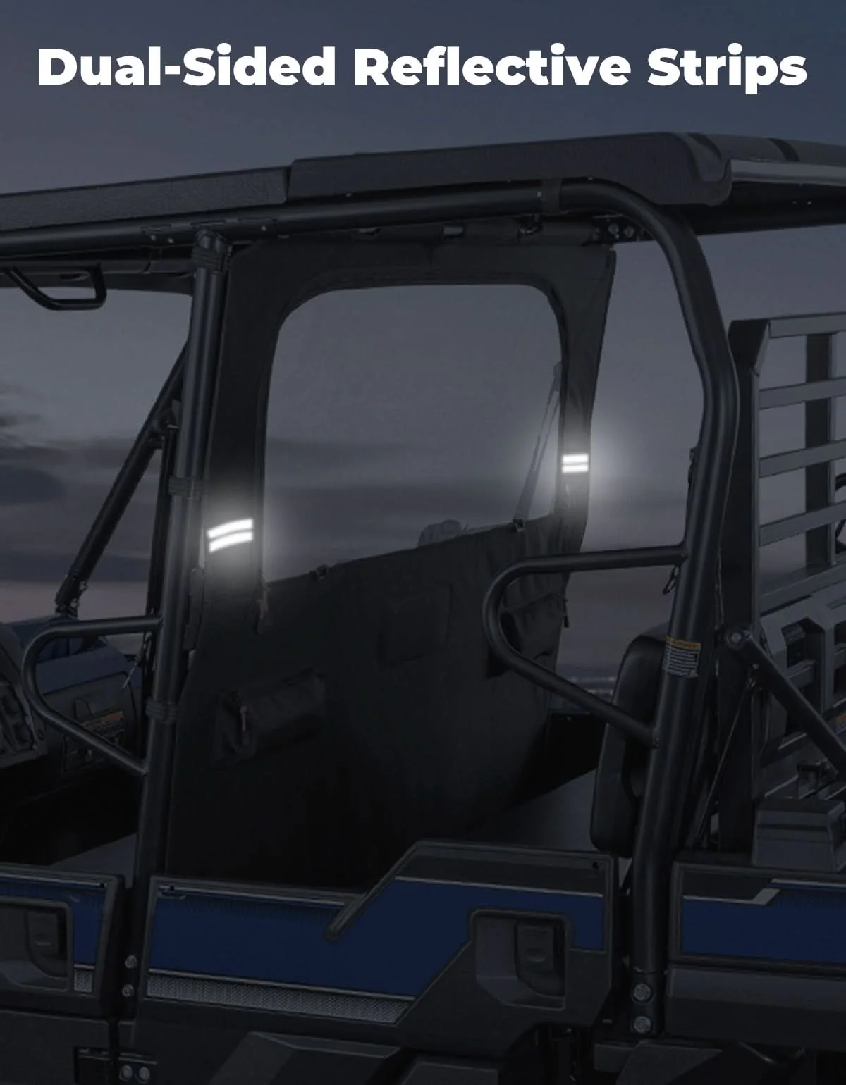 UTV Soft Rear Window for Kawasaki Mule PRO-FXT 2015+ - Image 5