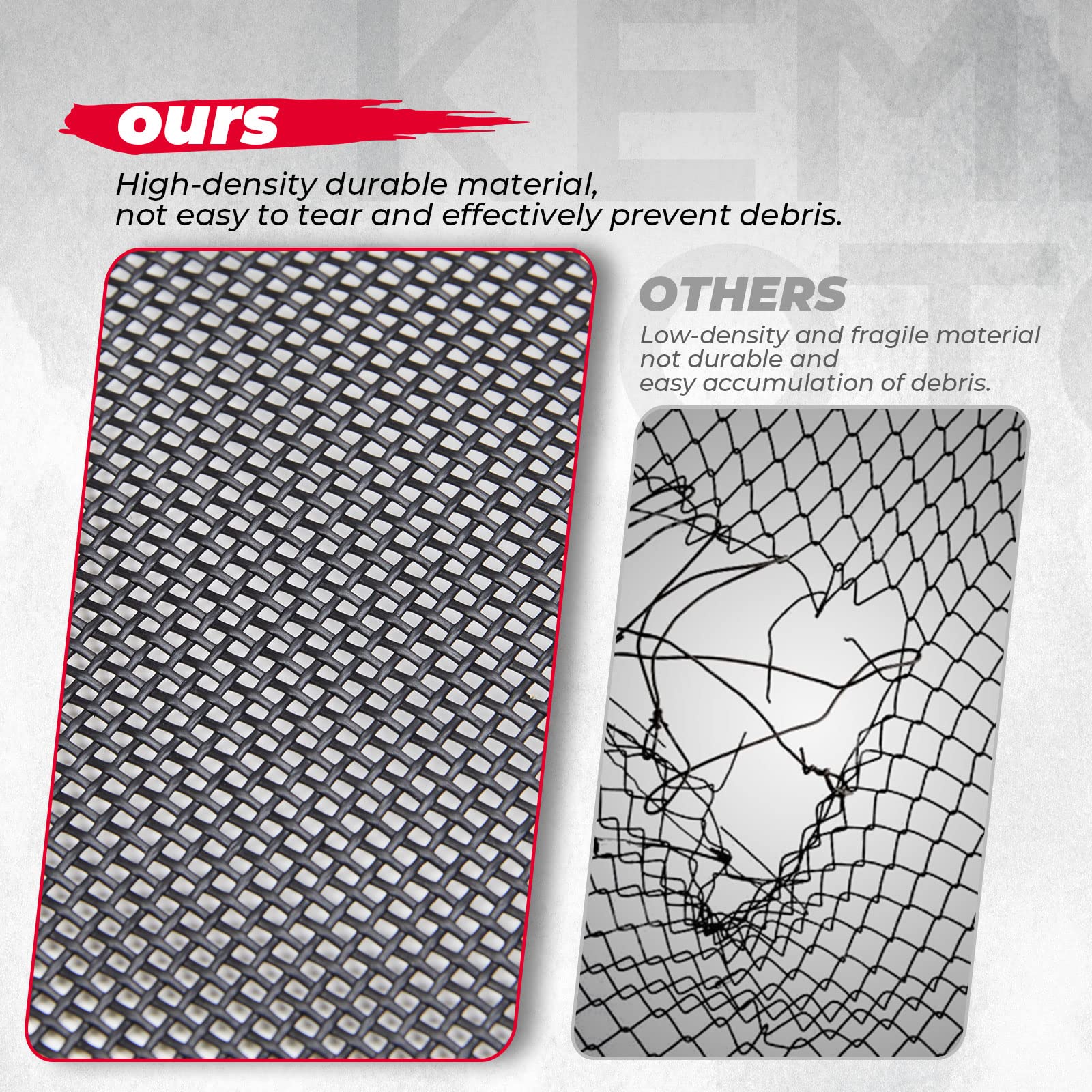 Soft Rear Window Net Mesh for Polaris RZR PRO XP - Image 3