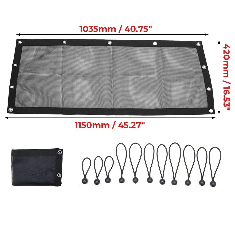 Soft Rear Window Net Mesh for Polaris RZR PRO XP - Image 6