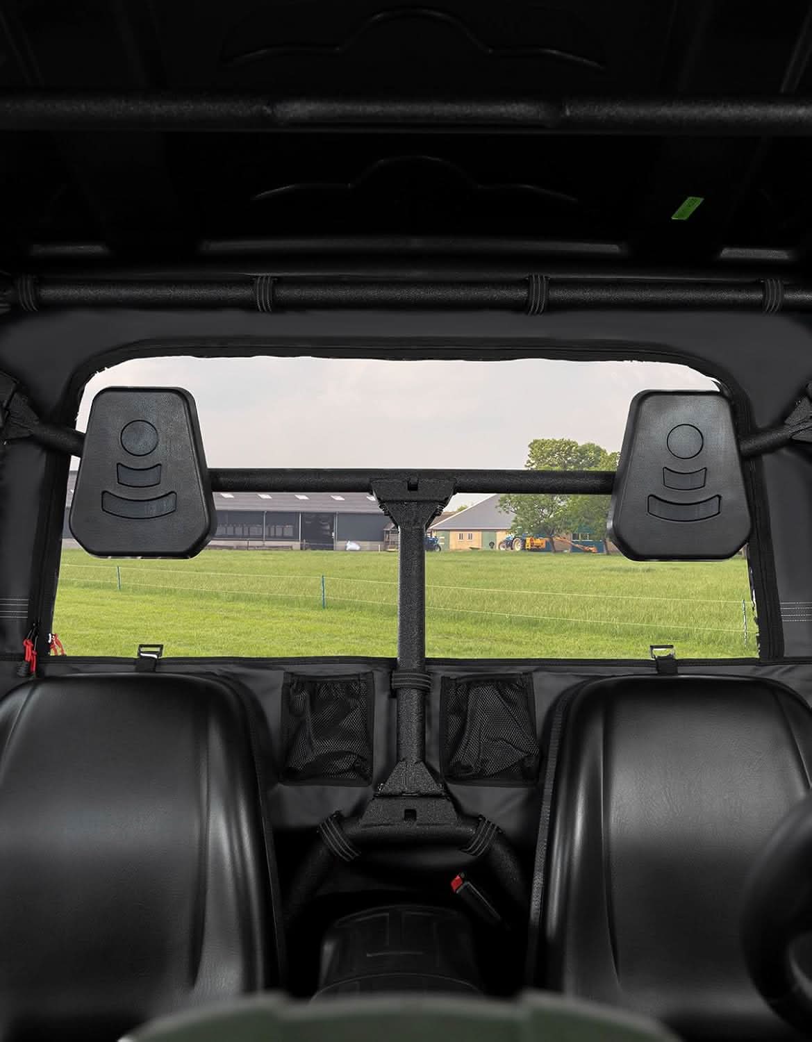 UTV Soft Rear Windshield for Hisun 500/700, Massimo MSU500/700 & Cub Cadet 500/700 - Image 9