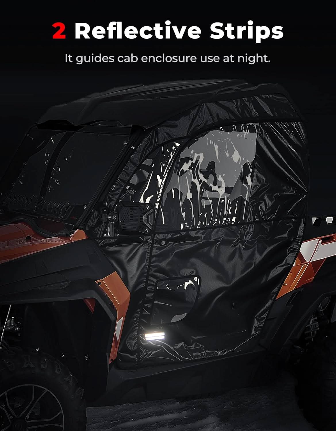 UTV Soft Upper Doors for CFMOTO ZForce 500/800EX/1000 - Image 6