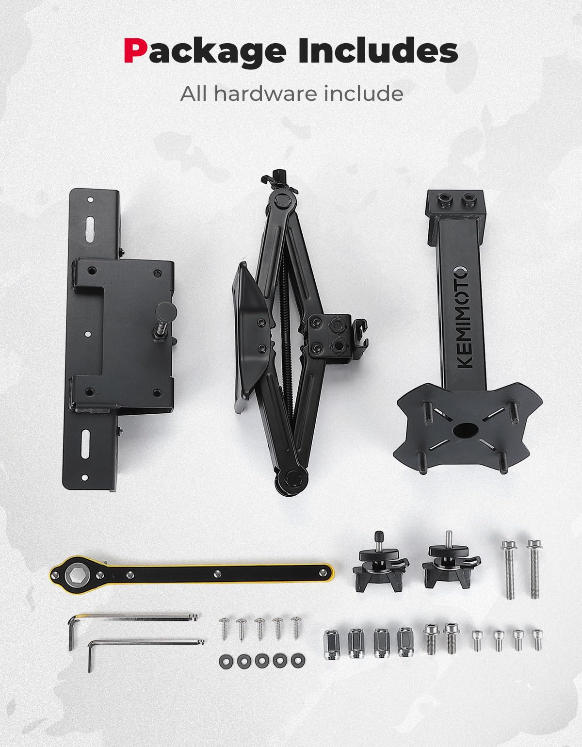 UTV Spare Tire Holder for Can-Am Defender HD5|7|8|9|10 - Image 7