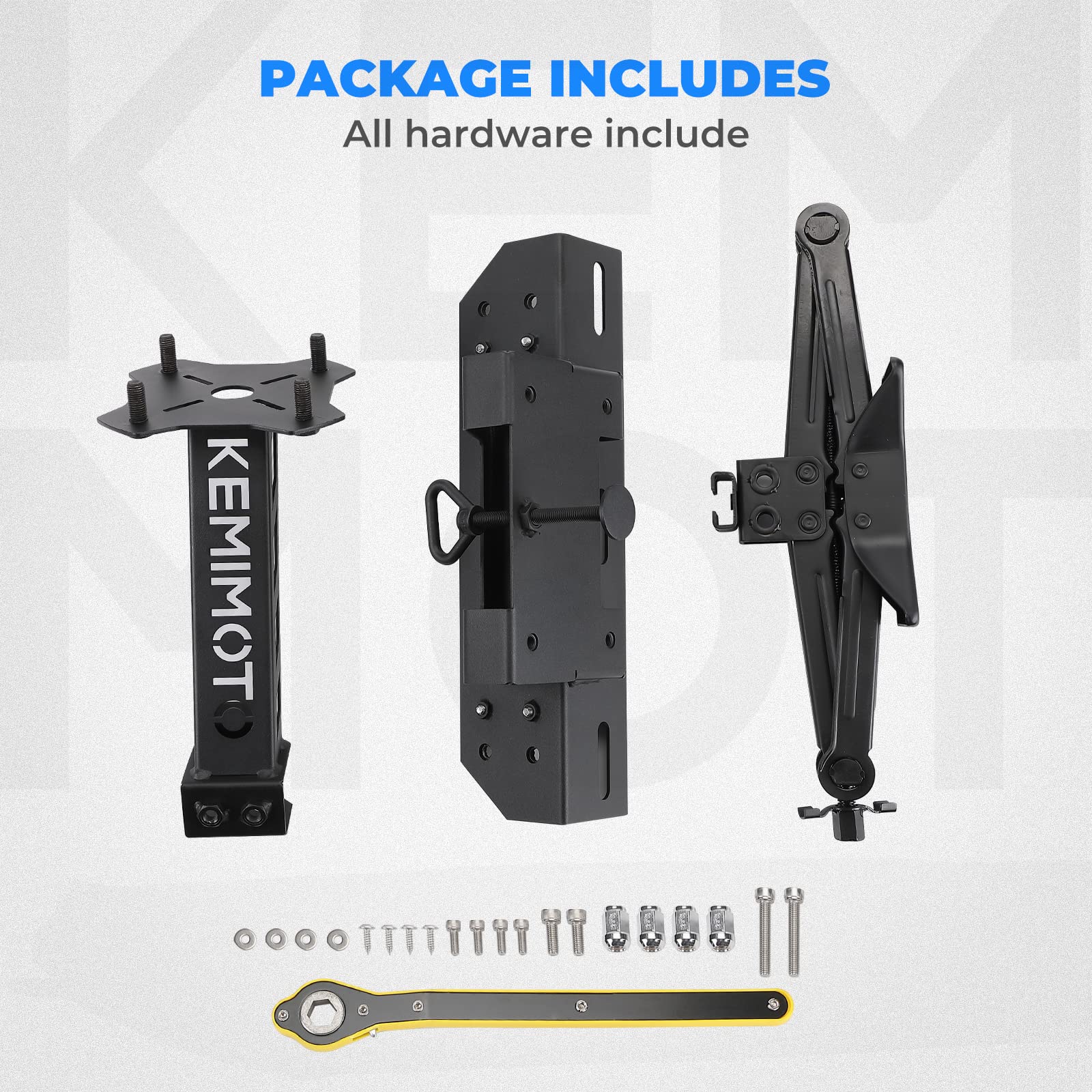 UTV Spare Tire Mount for Polaris Ranger 500 1000 XP 1000 - Image 7