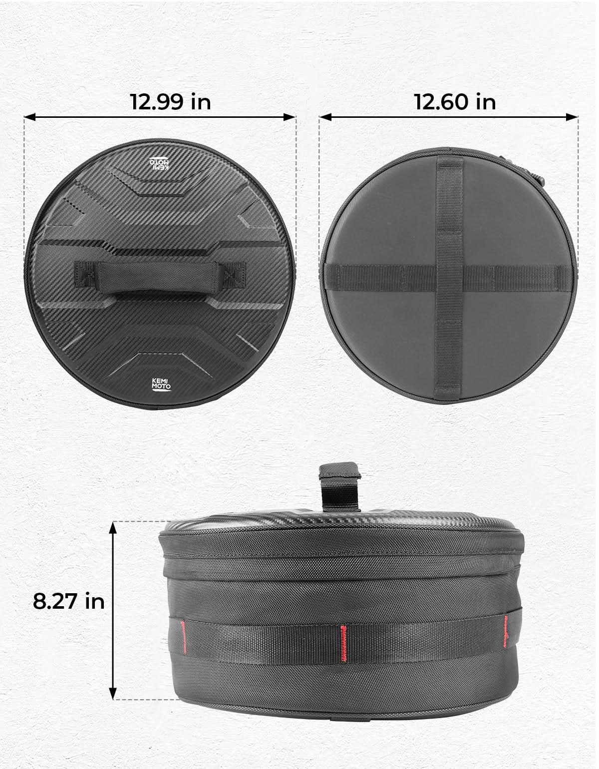 UTV Spare Tire Storage Bag for Can-Am Maverick X3 Polaris RZR XP 1000 - Image 6