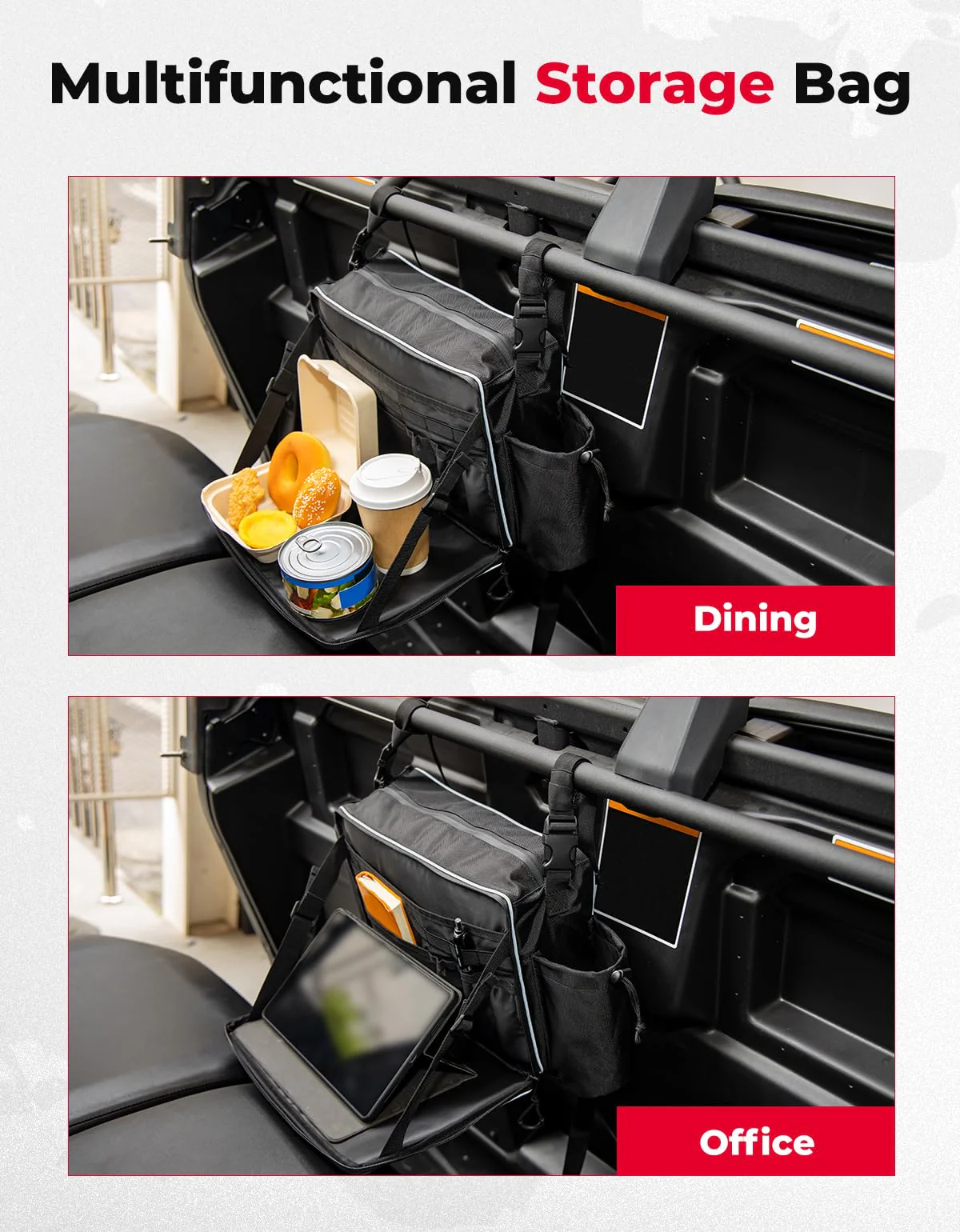UTV Storage Bag for Pioneer 1000-6/RZR XP 1000 4/Defender Max - Image 3