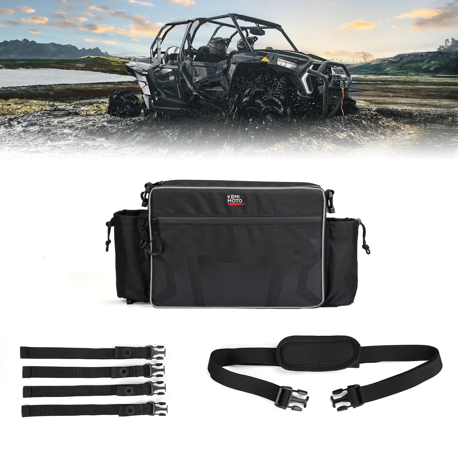 UTV Storage Bag for Pioneer 1000-6/RZR XP 1000 4/Defender Max - Image 8