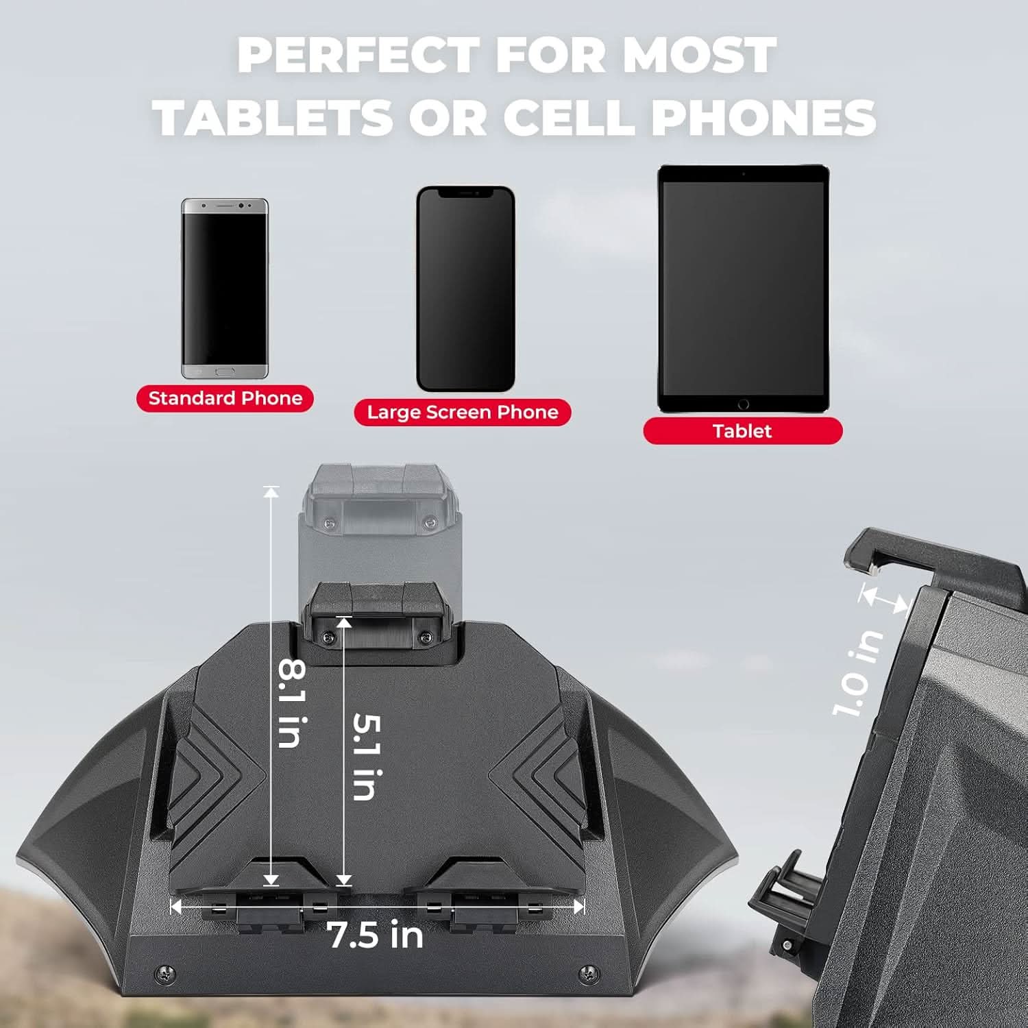 UTV Tablet Holder For CFMOTO ZForce 950 - Image 3