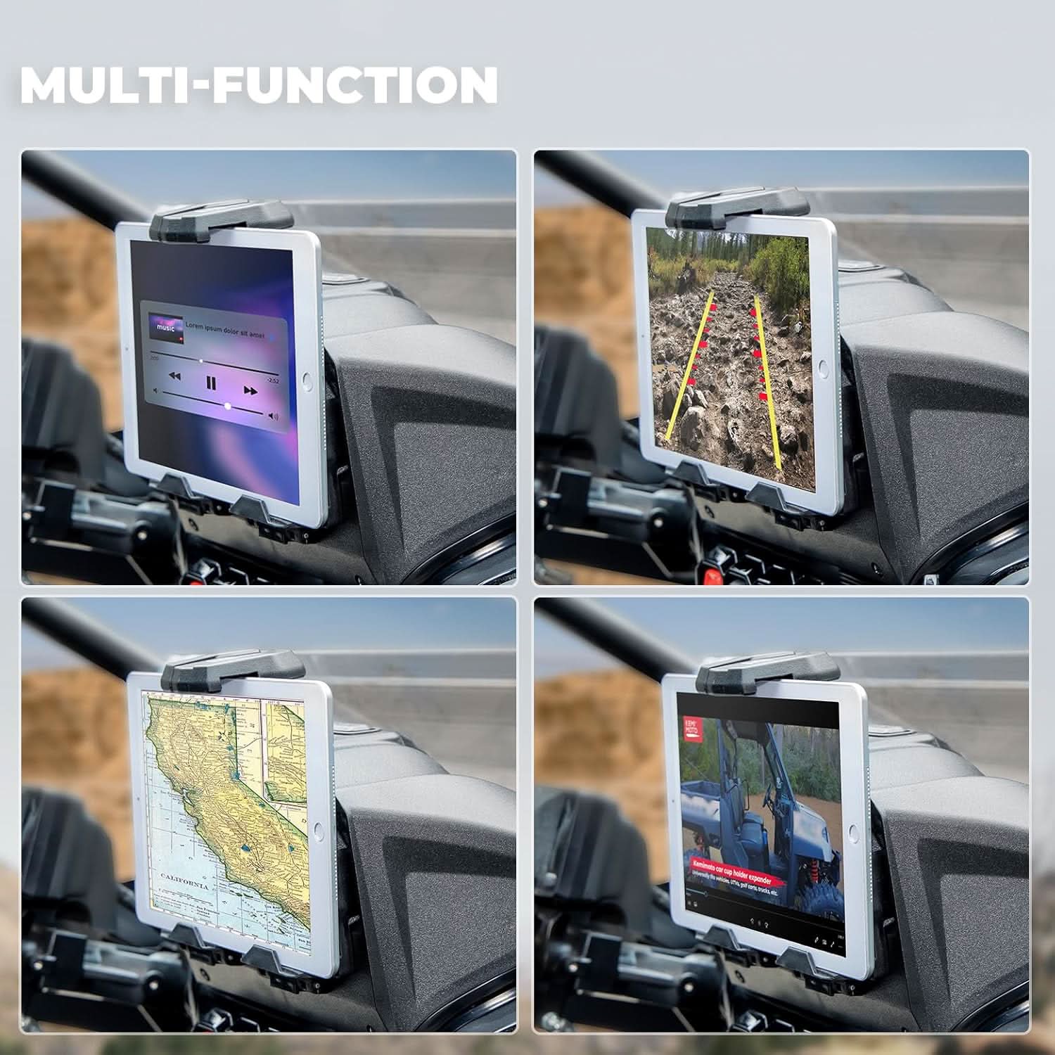 UTV Tablet Holder For CFMOTO ZForce 950 - Image 8