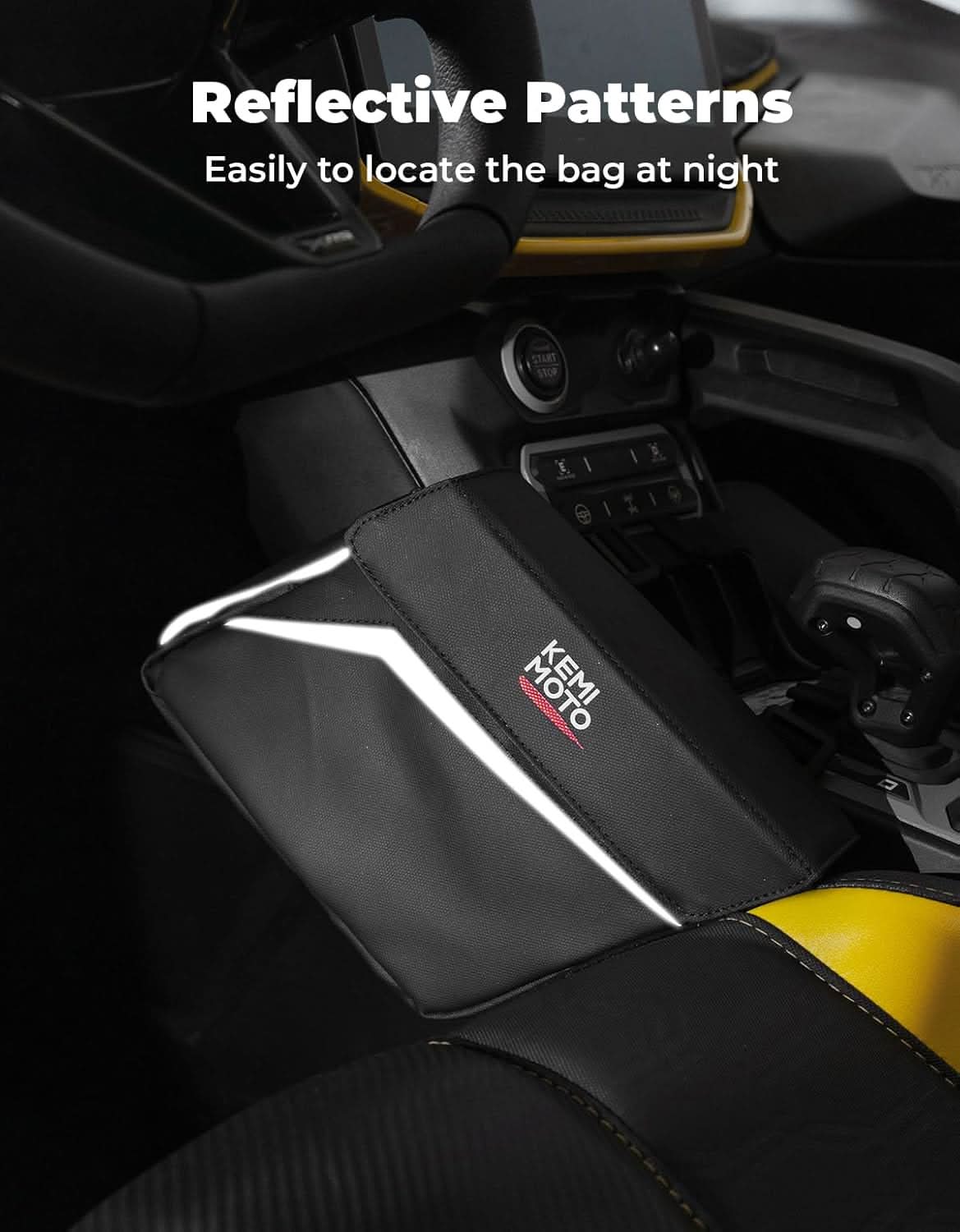 UTV Universal Center Console Bag for Can-Am, Polaris, Cfmoto, Honda - Image 7