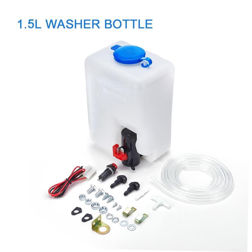 12V Electric Windshield Wiper Washer Kit for Polaris RZR, Ranger, Can-Am - Image 3
