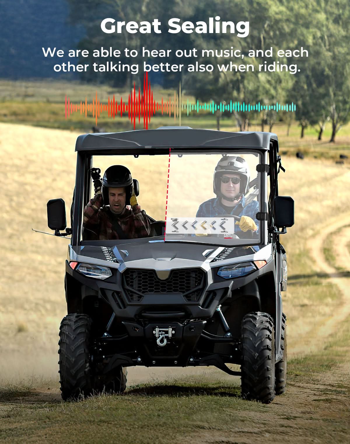 Vented Front Windshield for CFMOTO UFORCE 600|800XL - Image 5