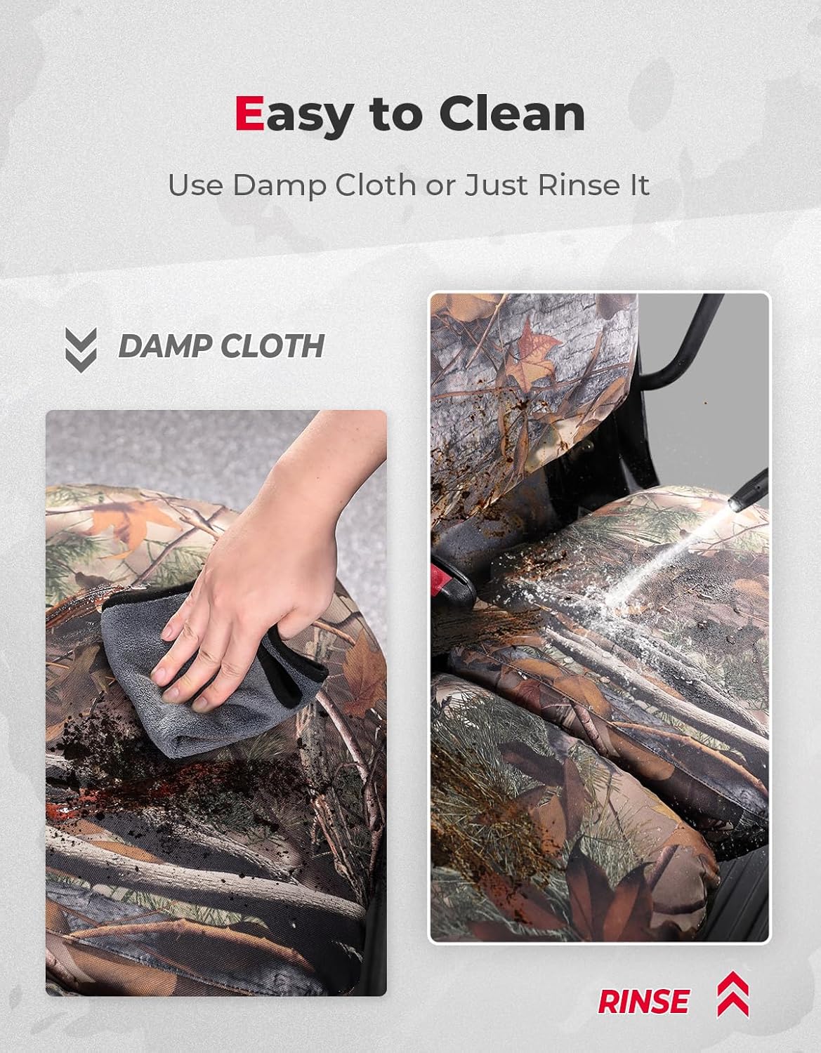 Waterproof Camo Seat Cover for Can-Am Defender MAX HD10|9|8|7 - Image 4