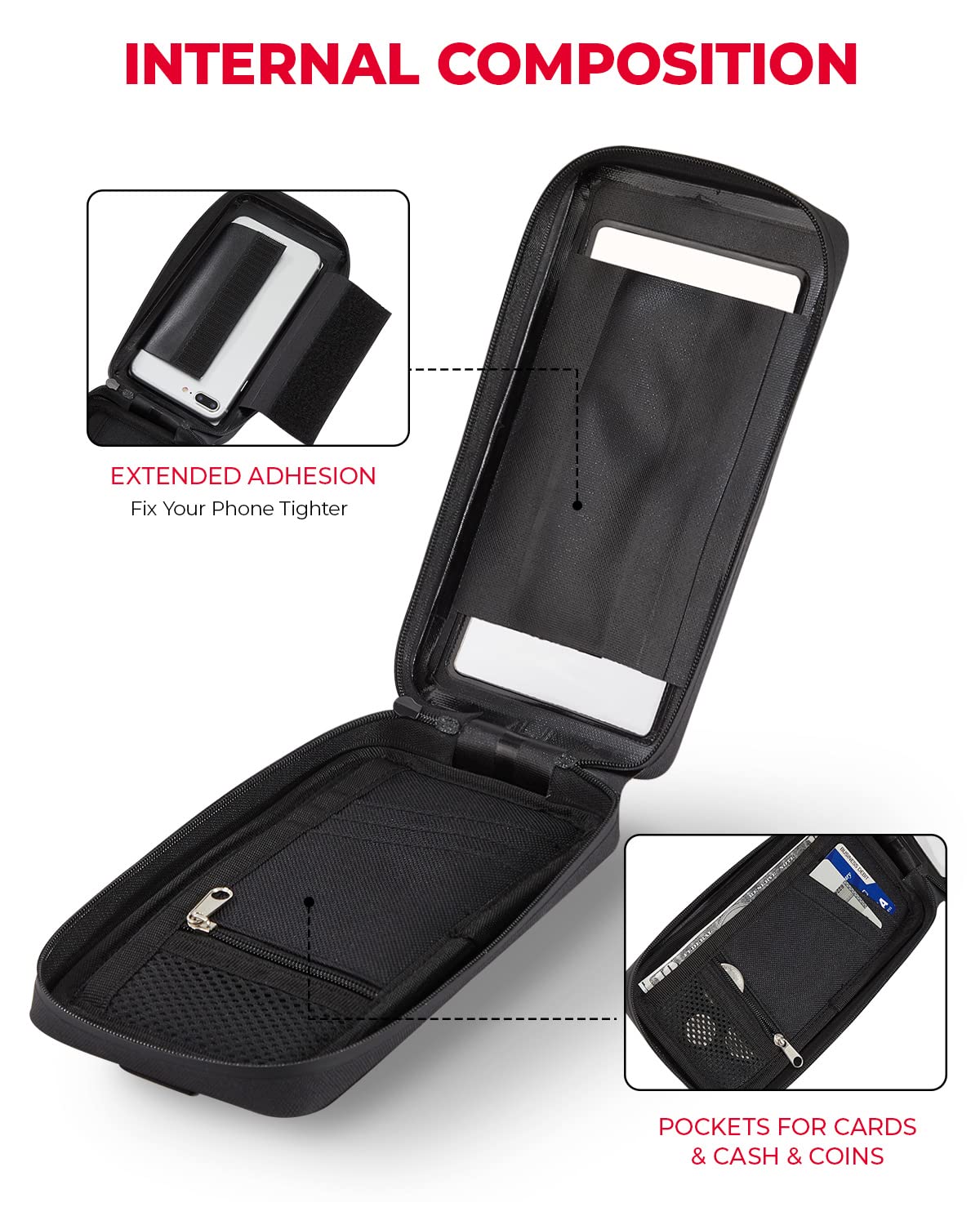 Motorcycle Waterproof Tank Bag for Cell Phone up to 6.5 Inch - Image 5