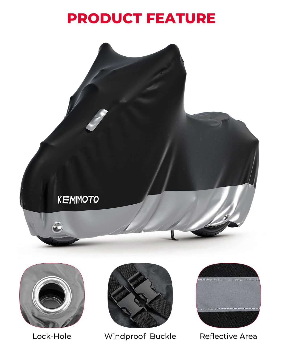 Waterproof Motorcycle Cover for Grom MSX125 - Image 8