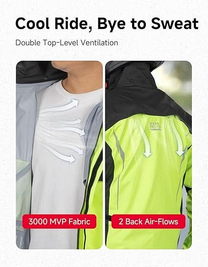 Waterproof Rain Suit For Motorcycle Riding - Image 4