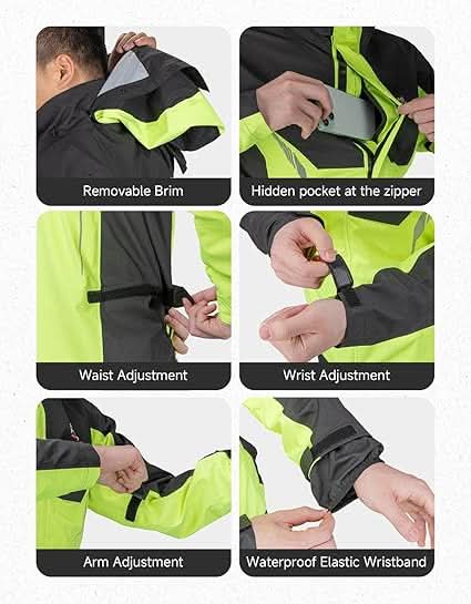 Waterproof Rain Suit For Motorcycle Riding - Image 6