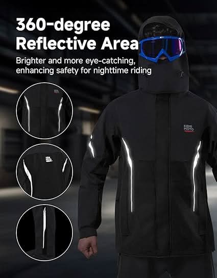 Waterproof Rain Suit For Motorcycle Riding - Image 7