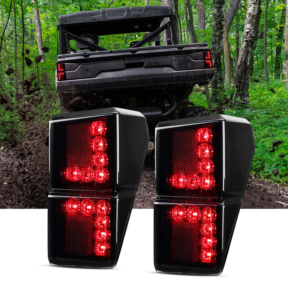 Waterproof Seat Cover and Tail Lights for Polaris Ranger 1000 XP/Crew - Image 3