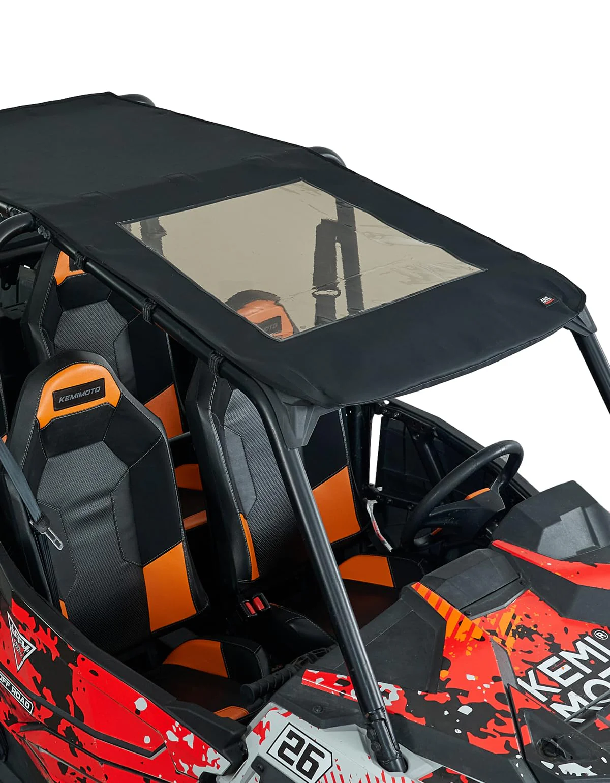 Waterproof Soft Roof Top for Polaris RZR XP 4 1000/ 4 Turbo / 4 900 - Image 8