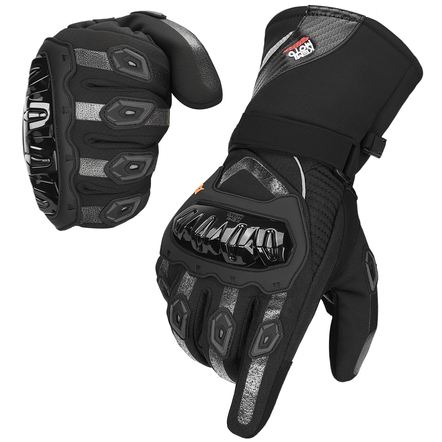 Motorcycle Winter Warm Gloves - Image 2