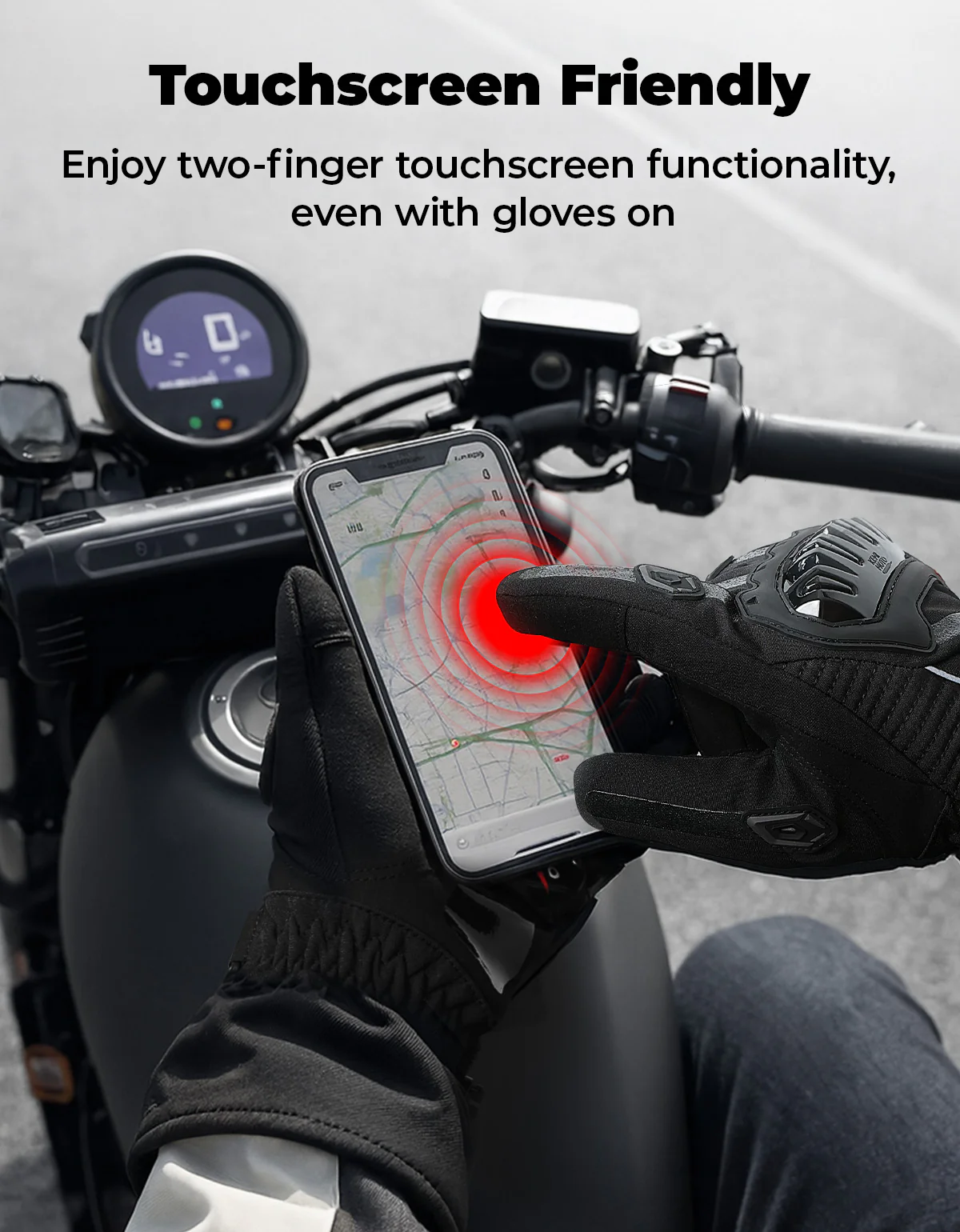 Motorcycle Winter Warm Gloves - Image 5