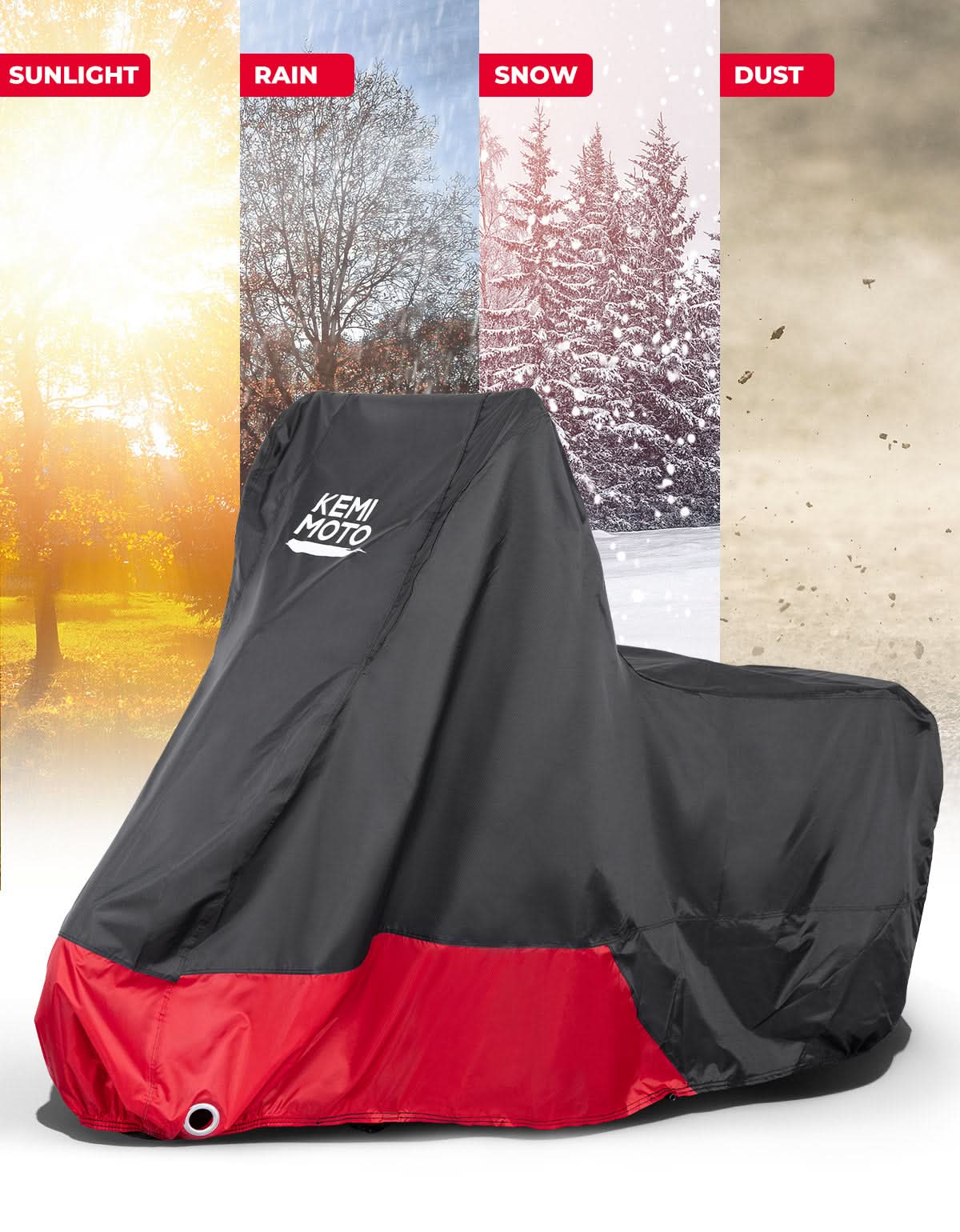 Weatherproof Motorcycle Cover for CT125 Trail 125 2021-2025 - Image 3
