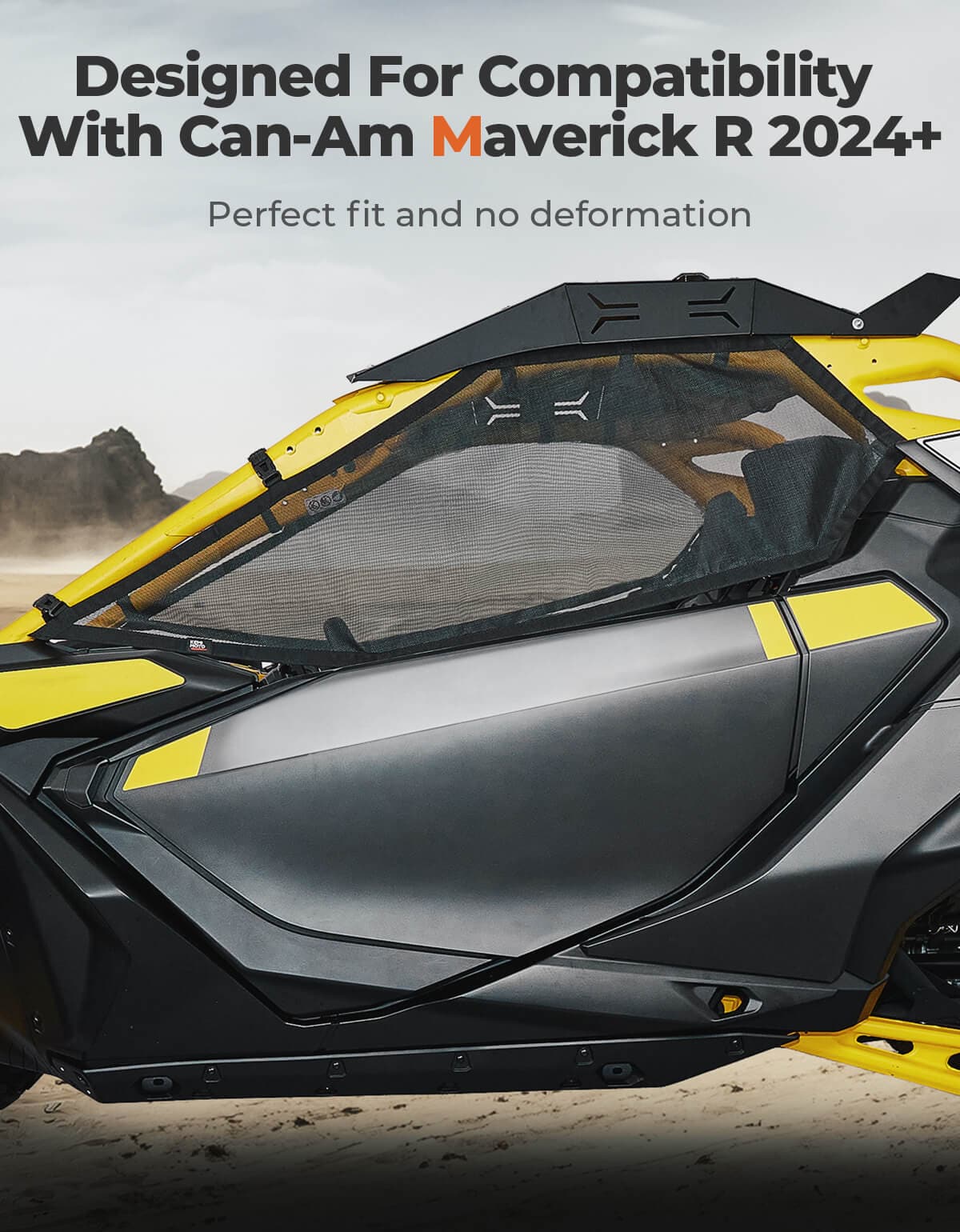 Window Nets for Can-Am Maverick R 2024+ - Image 5