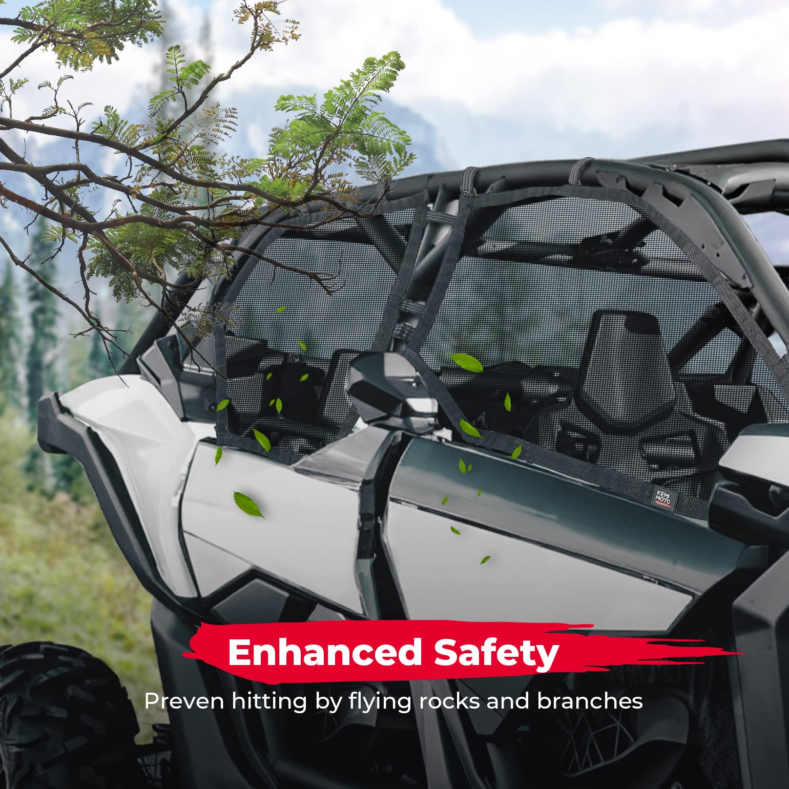 Window Nets Set of Four for Can-Am Maverick X3 MAX - Image 2