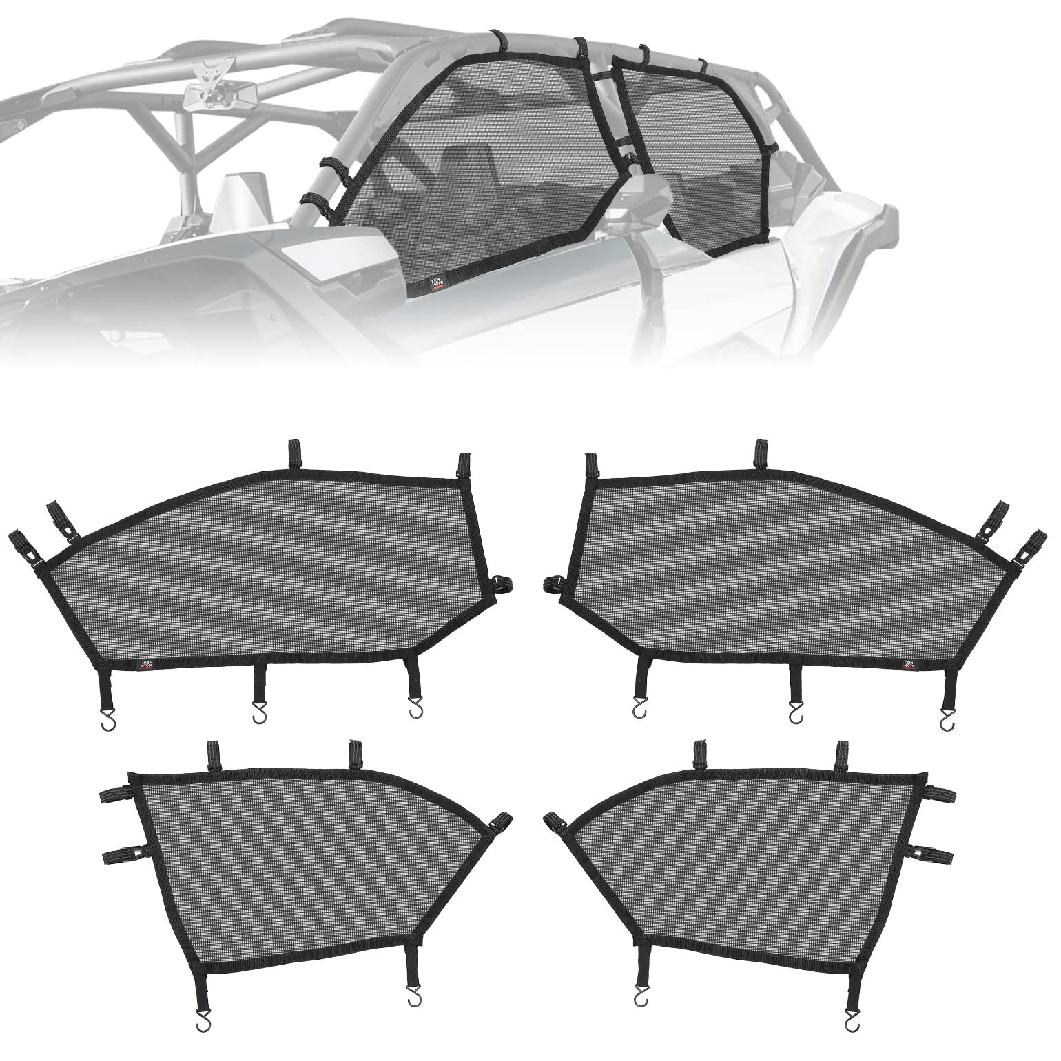 Window Nets Set of Four for Can-Am Maverick X3 MAX - Image 5