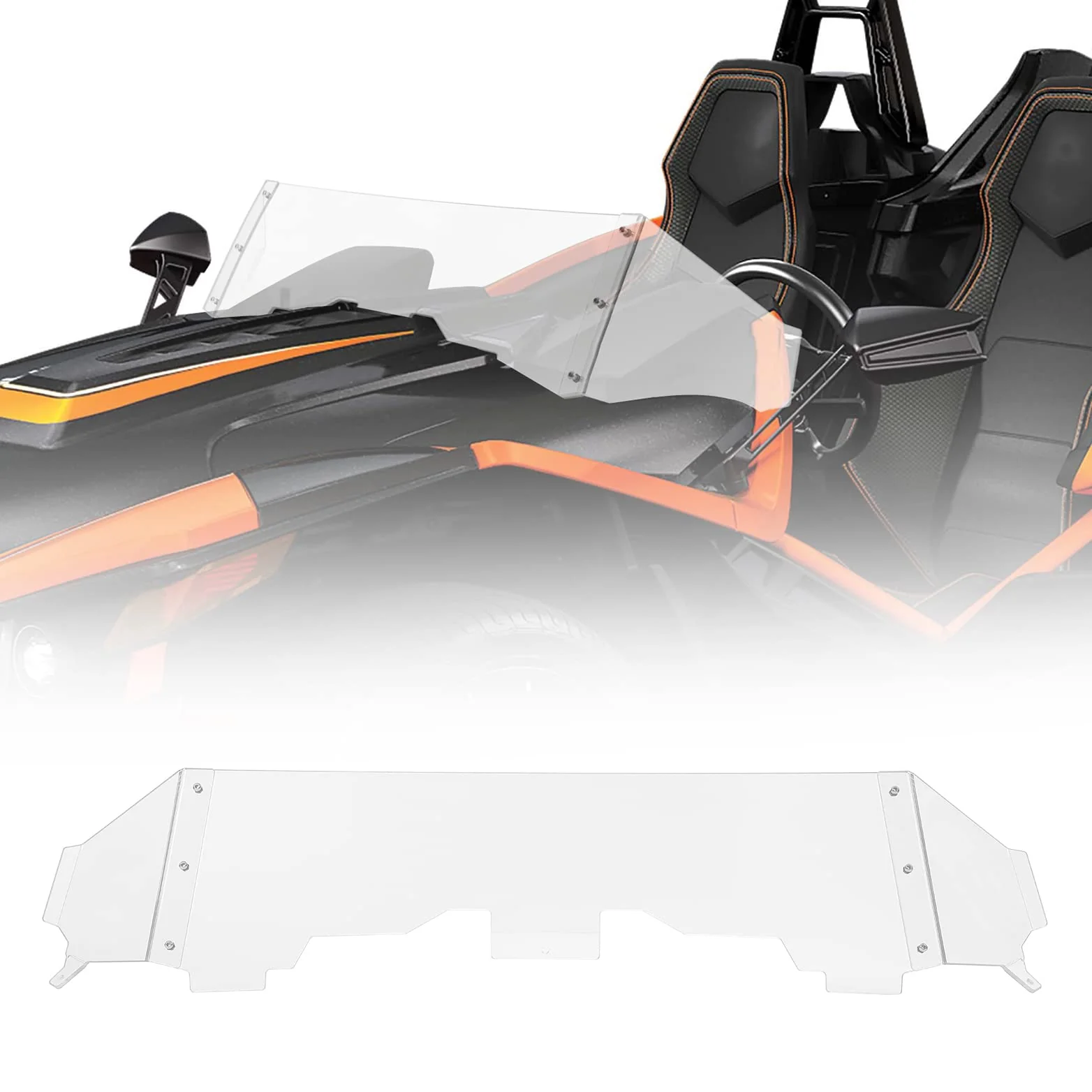 Windshield Wind Deflector for Polaris Slingshot S/SL/SLR/GT/LE - Image 8