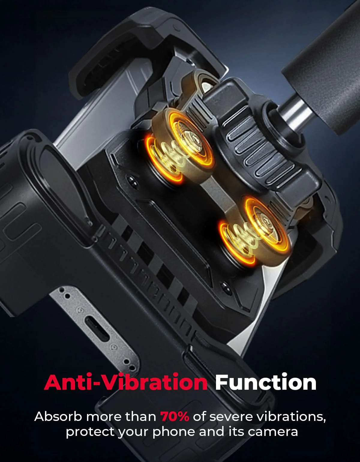 X3 Phone Mount Aluminum Anti-Vibration 360° Adjustable Holder for Can-Am Maverick X3 & Max - Image 3