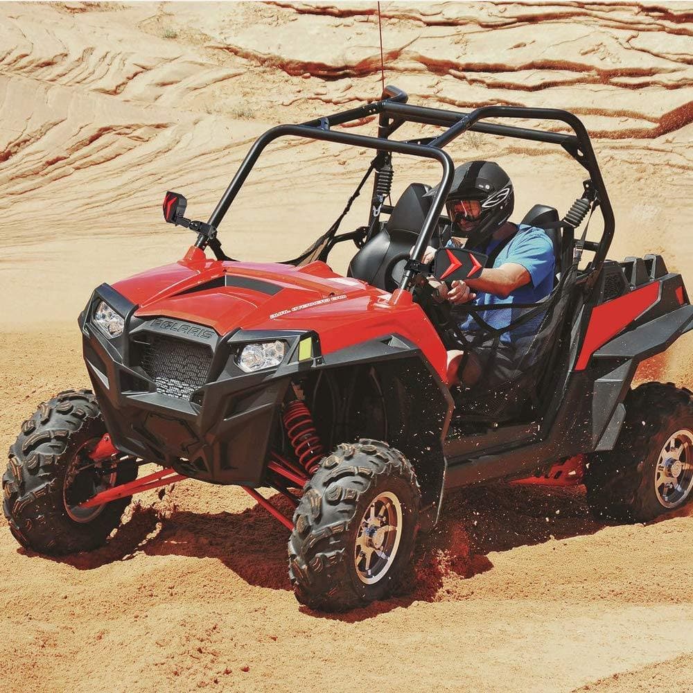 Color Insert Side Mirrors For 1.75" UTV Roll Bar Yamaha - Image 11