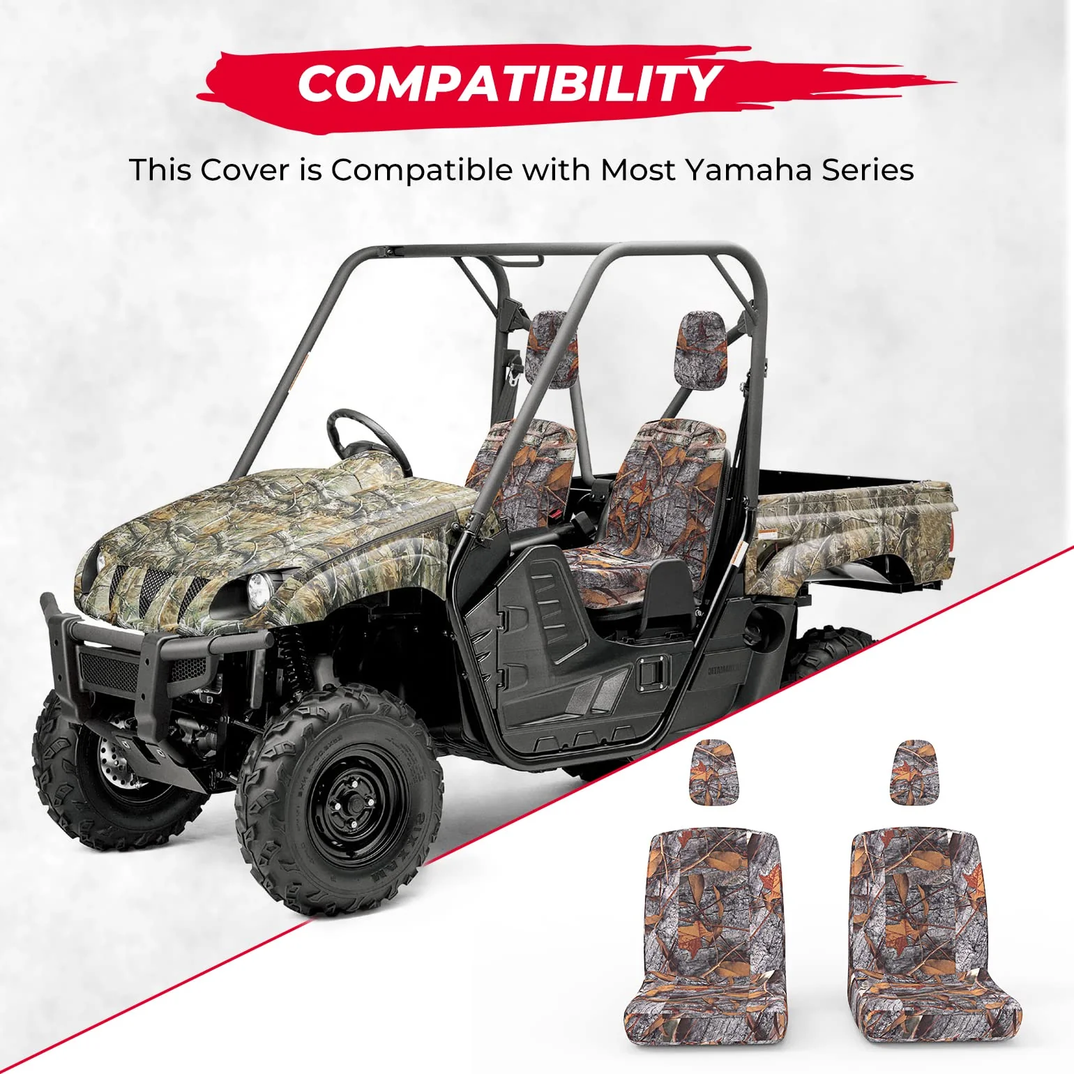 UTV Heavy Duty Camo Dust Cover For Yamaha Rhino 450/ 660/ 700 - Image 5