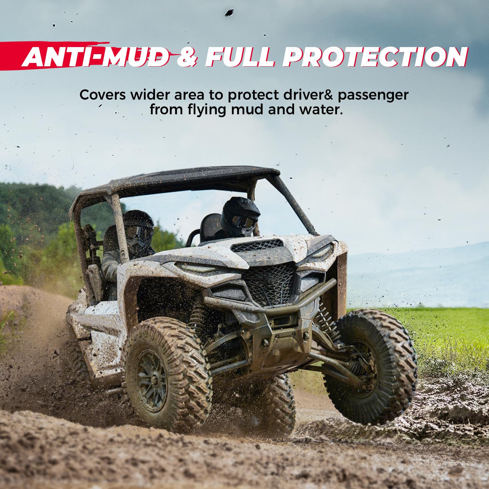 Mudguard Fender Flares Splash Guard for Yamaha Wolverine - Image 5
