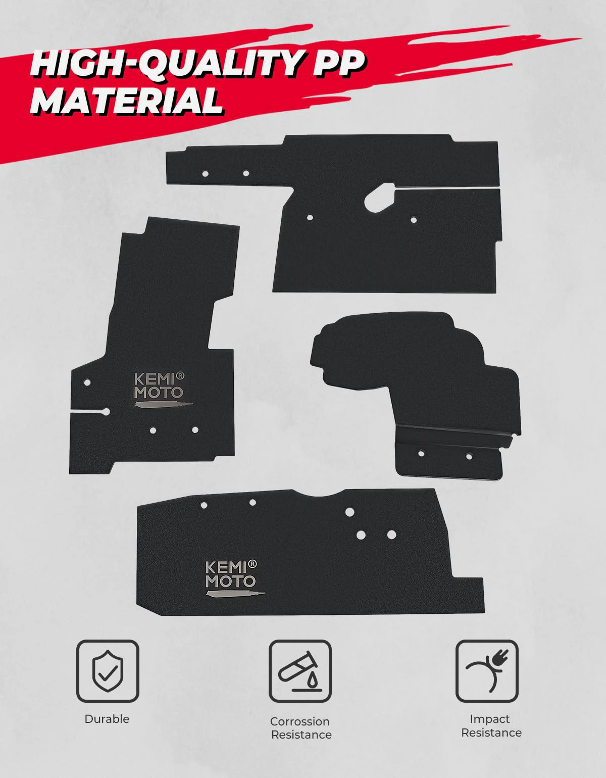 Mudguard Fender Flares Splash Guard for Yamaha Wolverine - Image 9